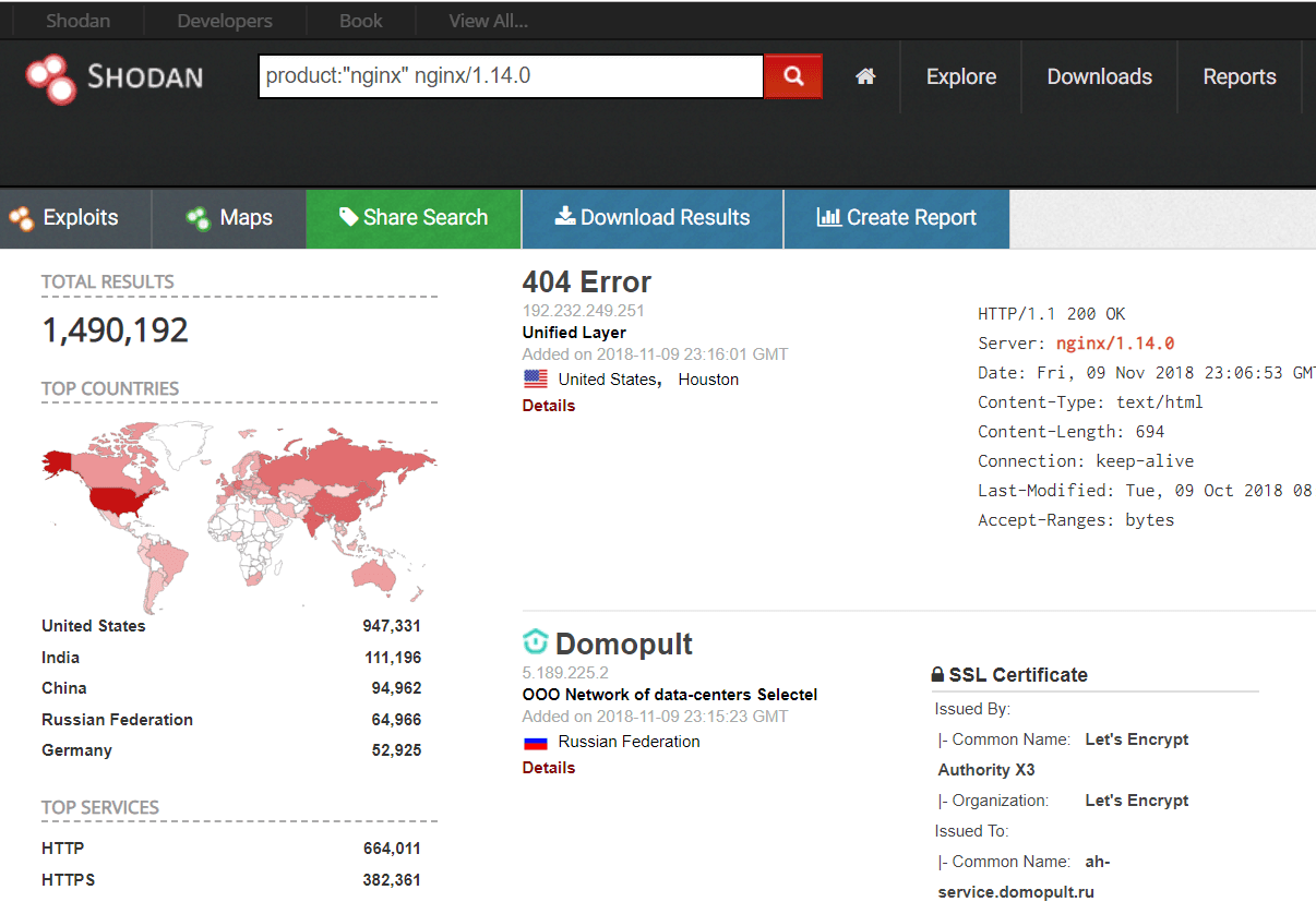 Nginx server