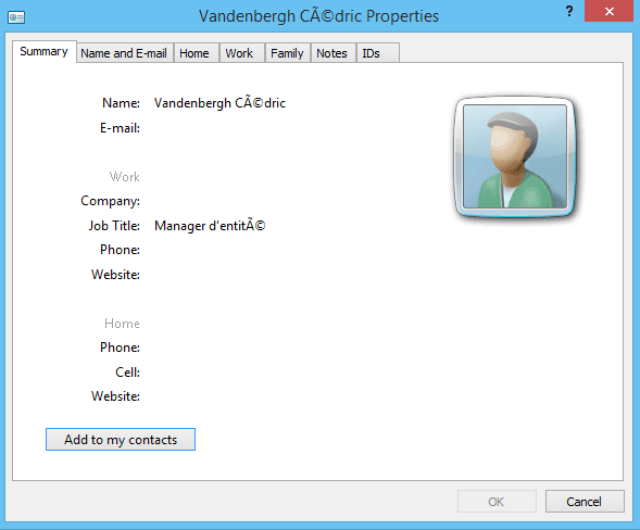 A flaw in vCard processing could allow hackers to compromise a Win PC