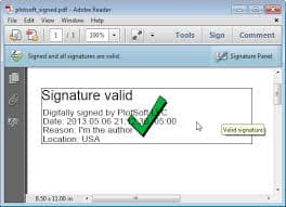 digital signature verification