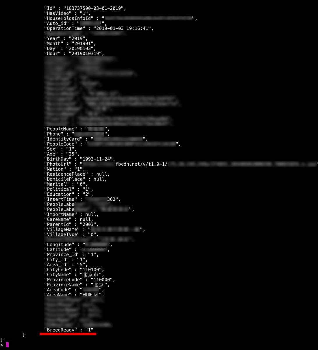 open database China