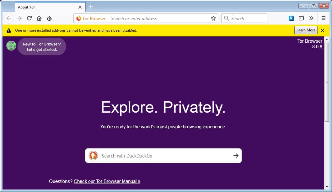 Tor Browser NoScript