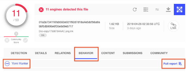 Yomi Malware Hunter