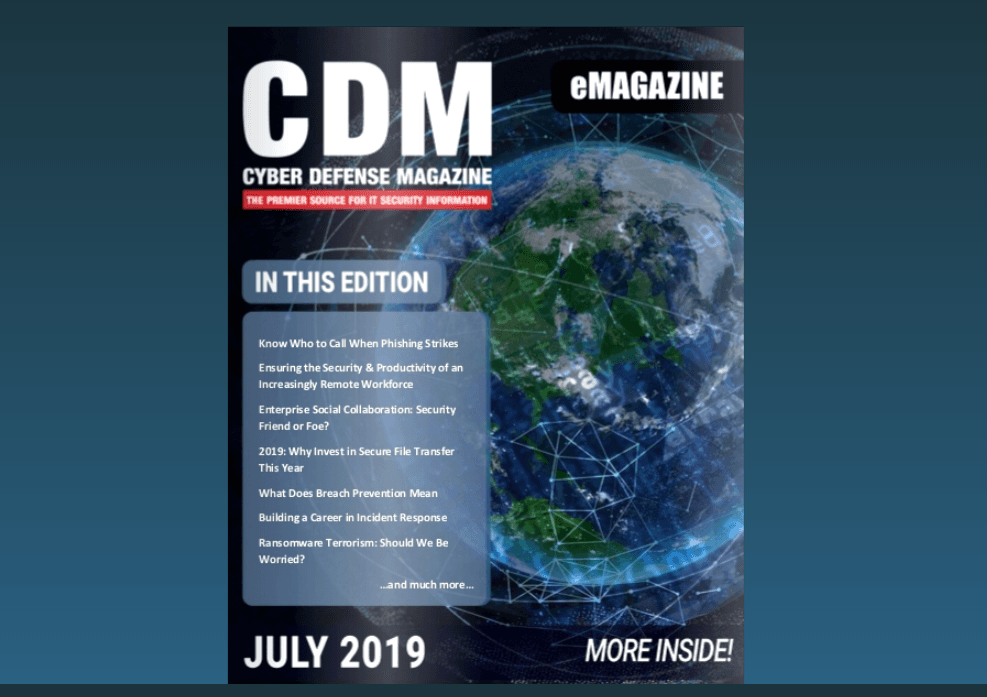 Cyber Defense Magazine July