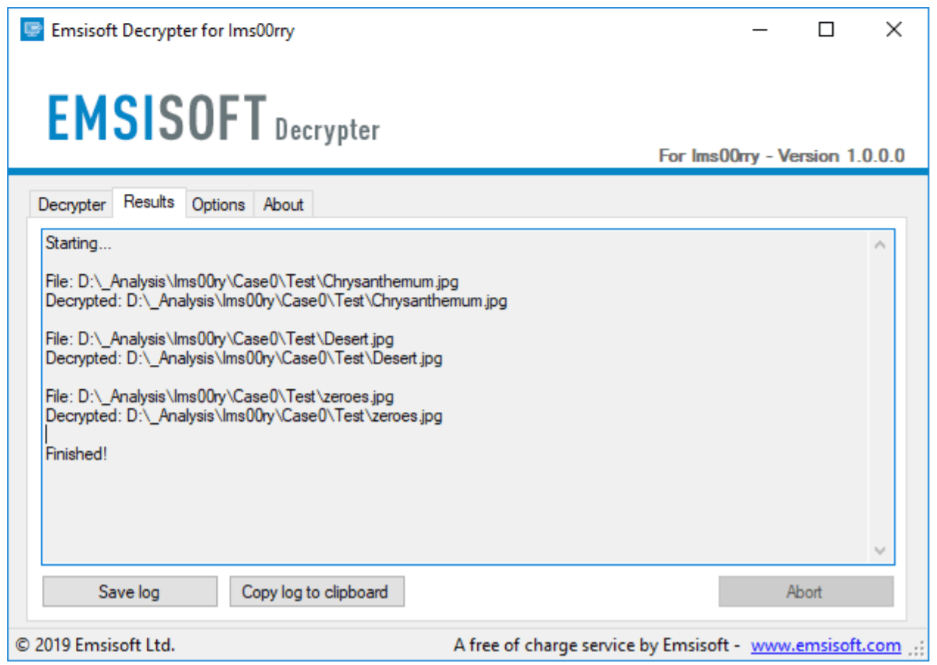 Ims00rry ransomware