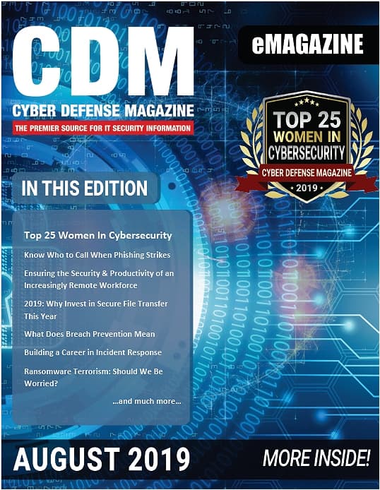 Cyber Defense Magazine August 2019