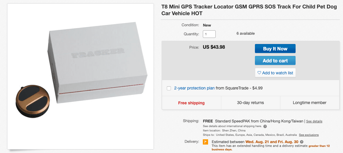 GPS trackers