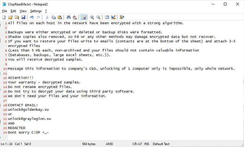 Cybercrime gang FIN7 returned and was spotted delivering Clop ransomware