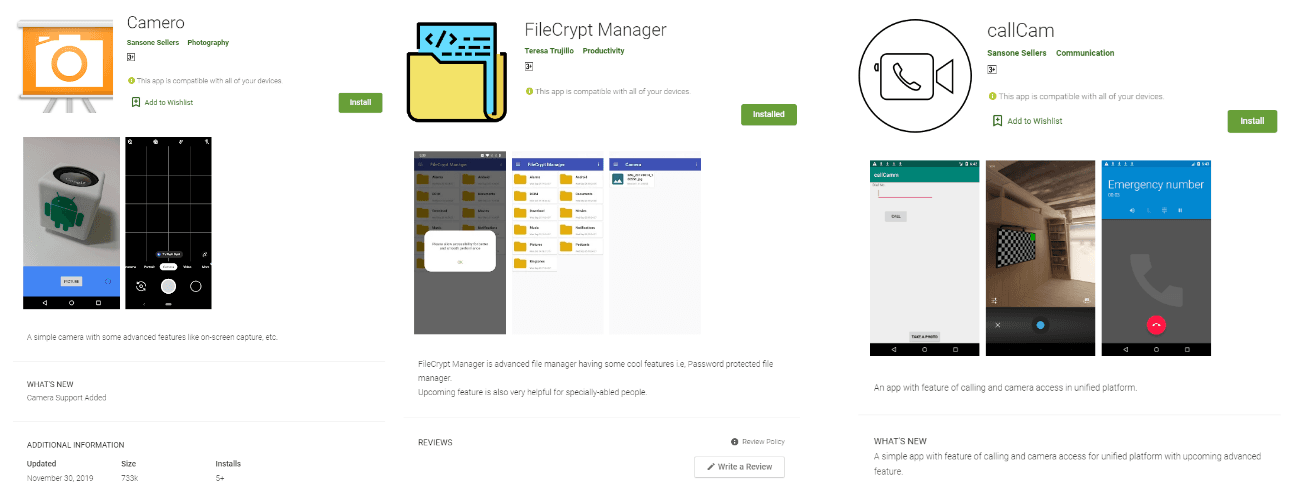 CVE-2019-2215 malicious apps