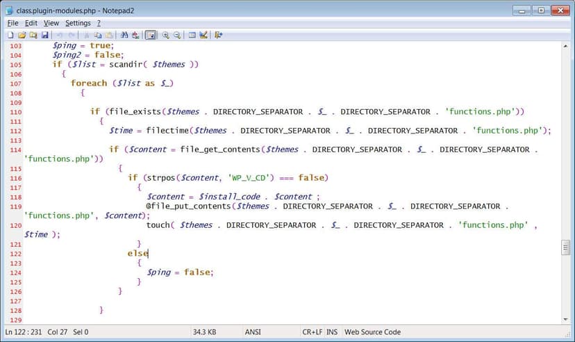 WordPress WP-VCD malware delivered via pirated Coronavirus plugins