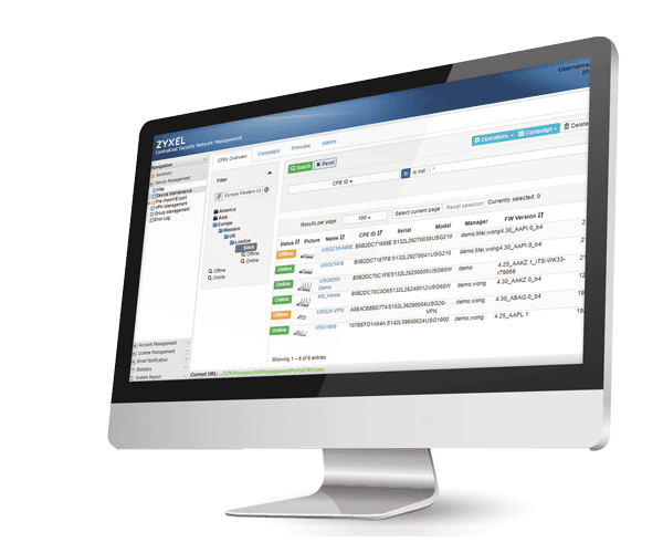 Zyxel Cloud CNM SecuManager