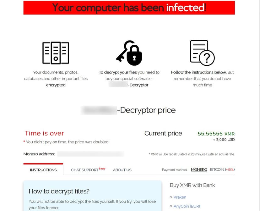 Sodinokibi Ransomware crew chooses Monero for ransom payments