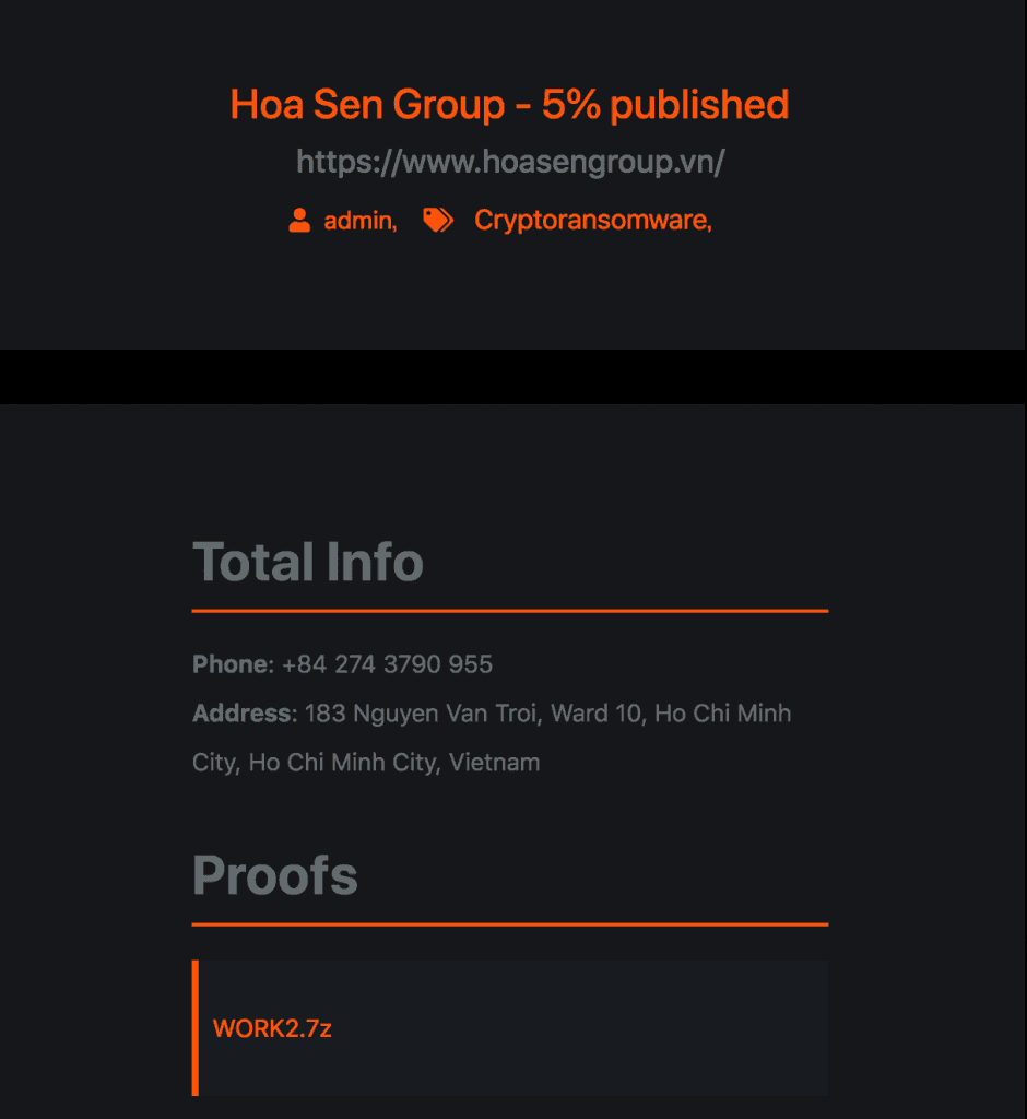 Hoa Sen Group