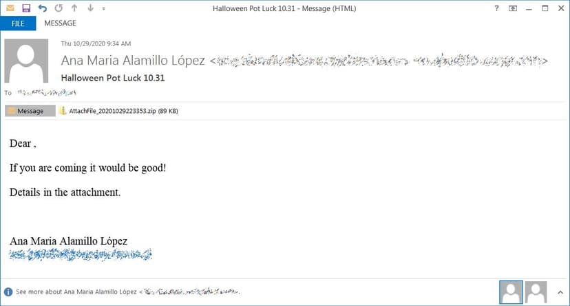 Emotet operators are running Halloween-themed campaigns