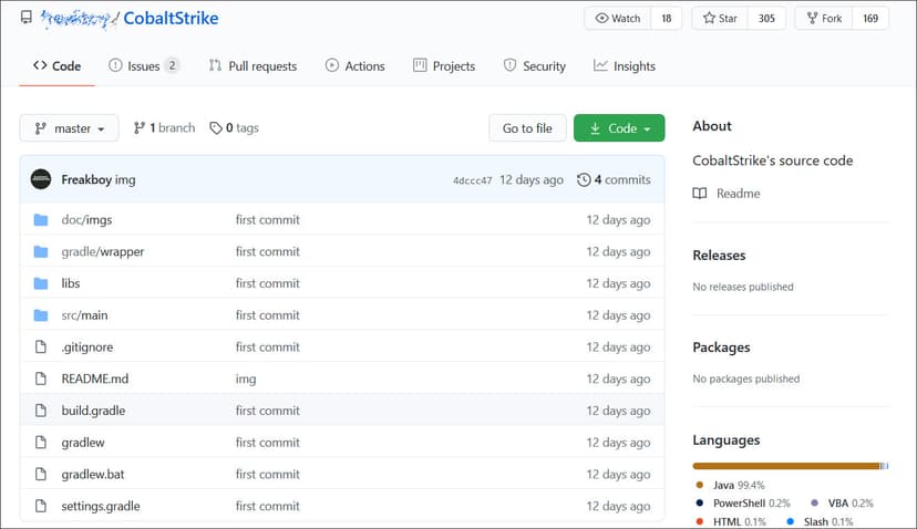 The alleged decompiled source code of Cobalt Strike toolkit leaked online