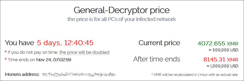 REvil ransomware demands 500K ransom to Managed.com hosting provider
