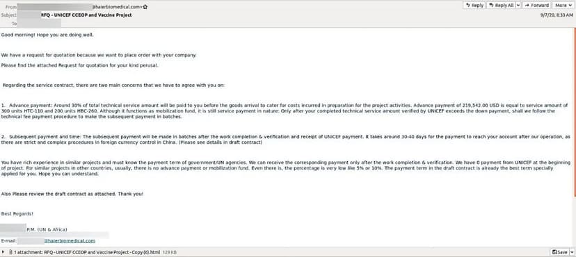 Hackers are targeting COVID-19 vaccine cold chain