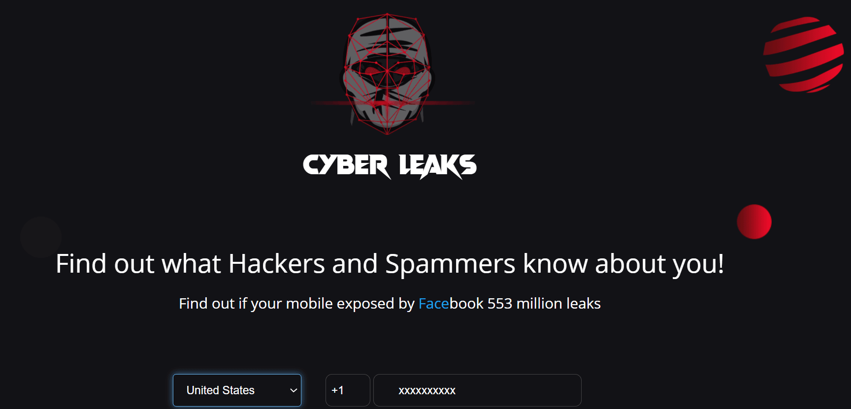 Facebook cyber leaks