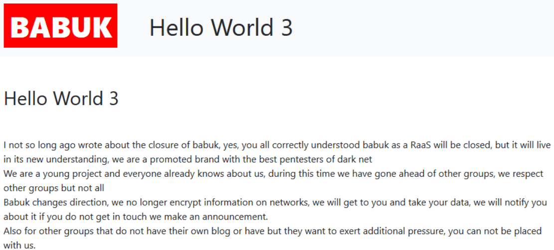 babuk ransomware