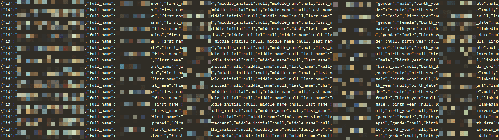 LinkedIn data scraping