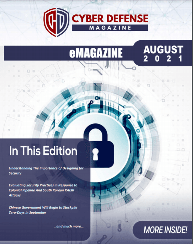 Cyber Defense Magazine August 2021