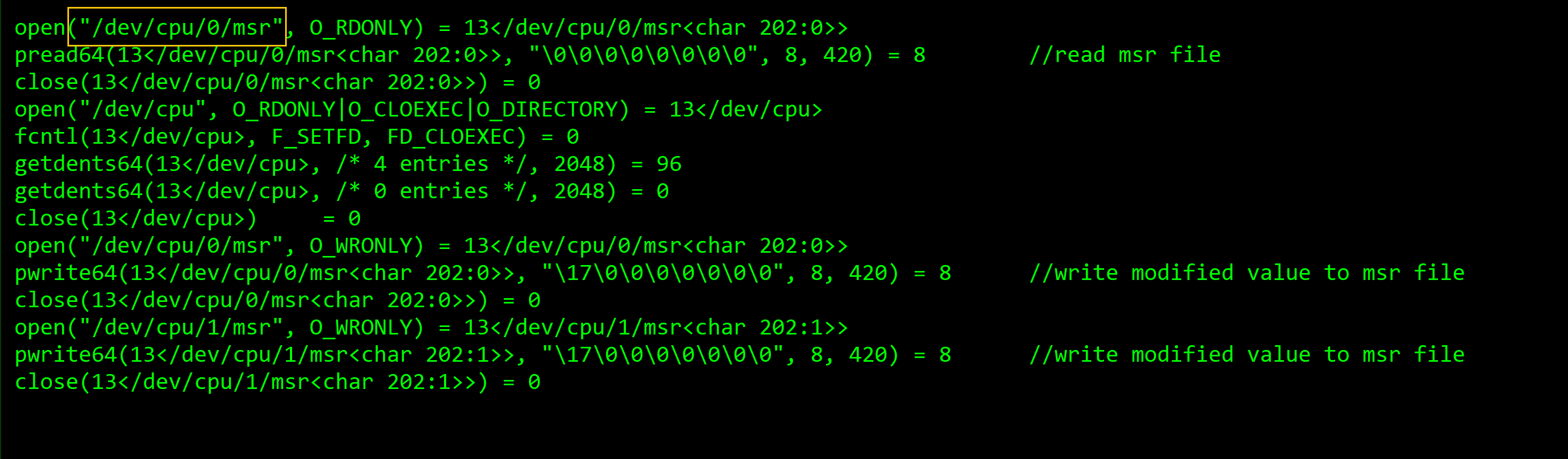 MSR cryptominer