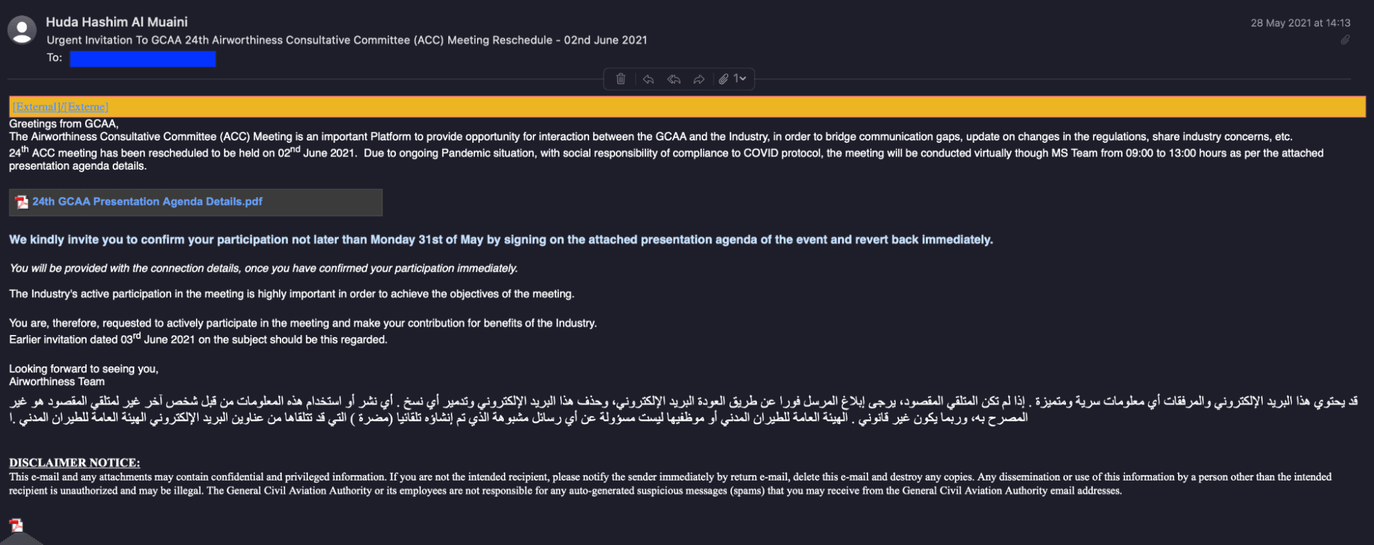 phishing attacks aviation