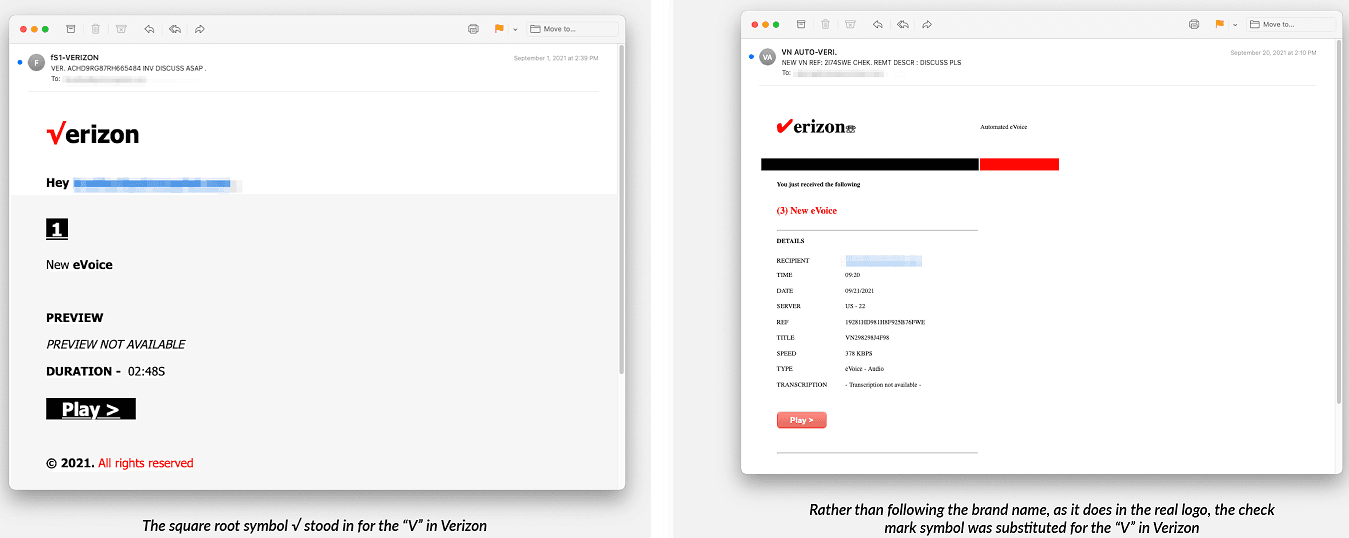 Verizon phishing