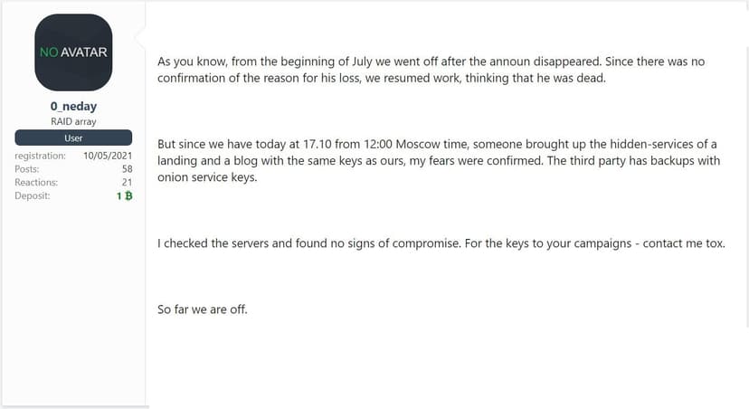 REvil ransomware operation shuts down once again