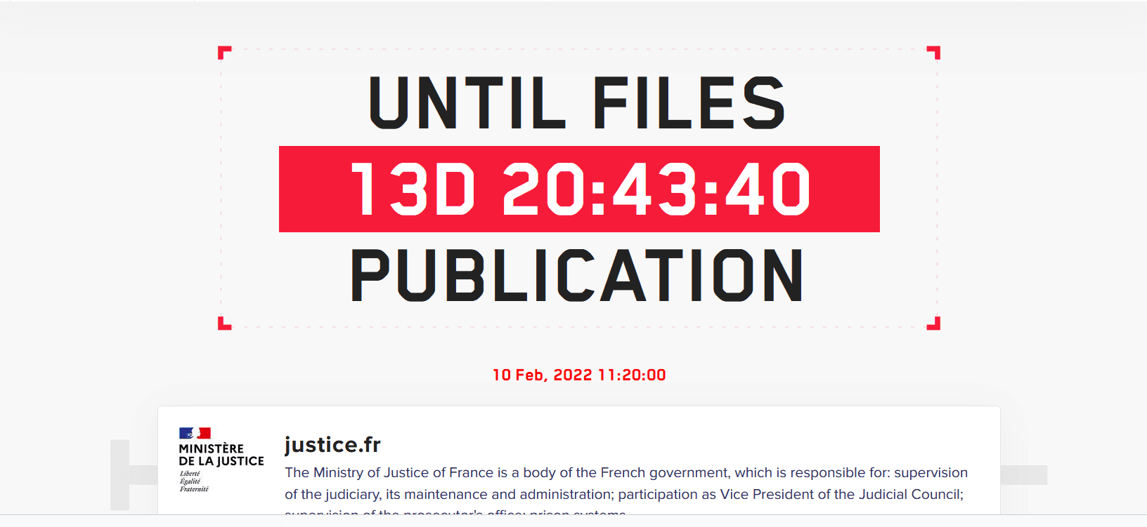 Ministry of Justice of France