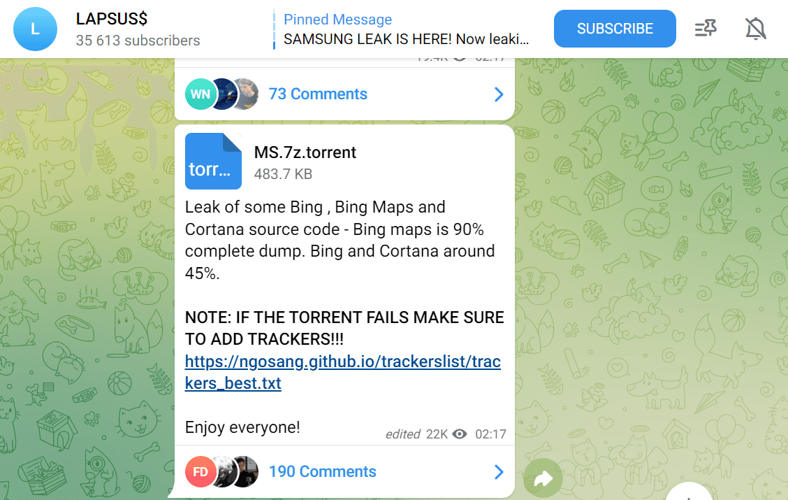 Microsoft data leak 2