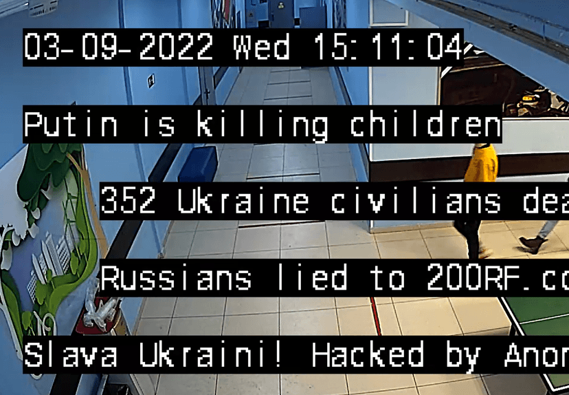 Anonymous hacked Russian cams, websites, announced a clamorous leak