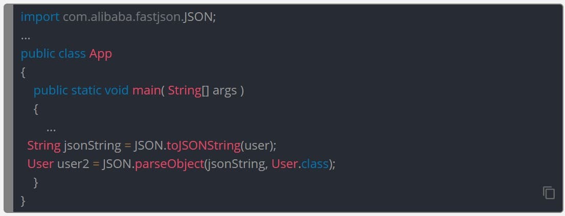 Fastjson Library 2