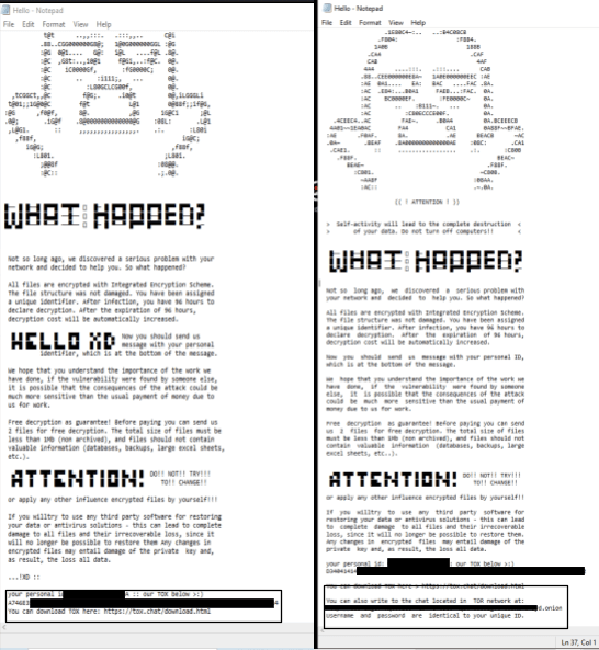 HelloXD Ransomware operators install MicroBackdoor on target systems