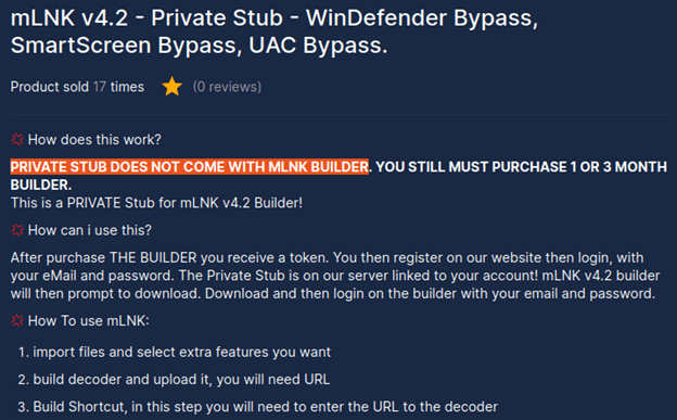 MLNK Builder