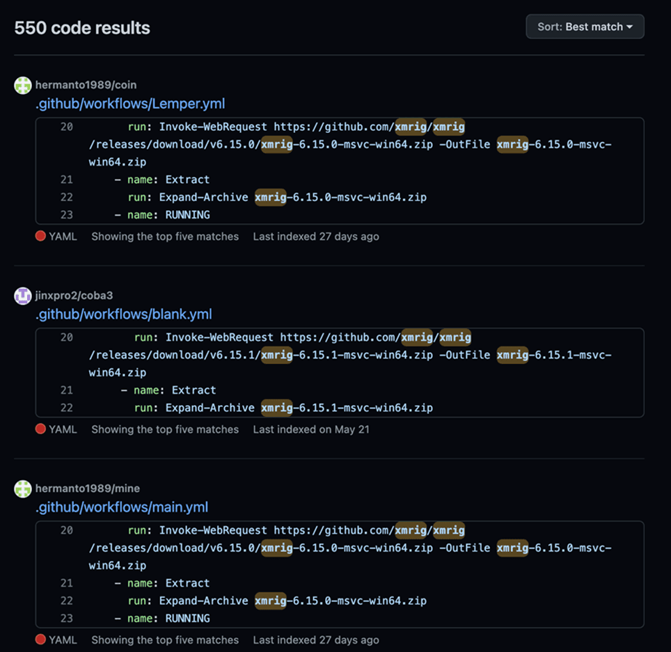 cryptocurrency mining campaign