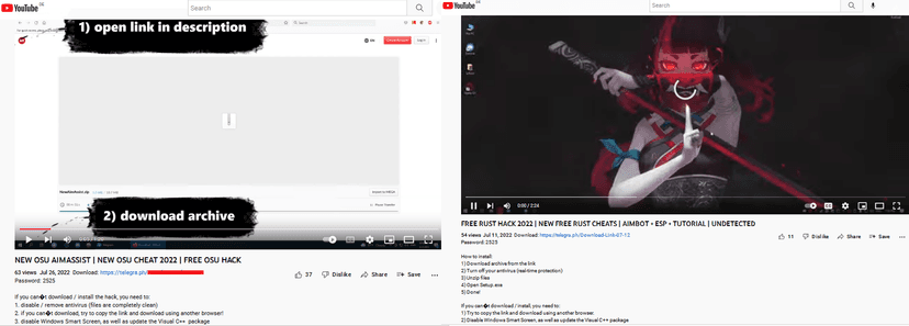 Experts warn of self-spreading malware targeting gamers looking for cheats on YouTube