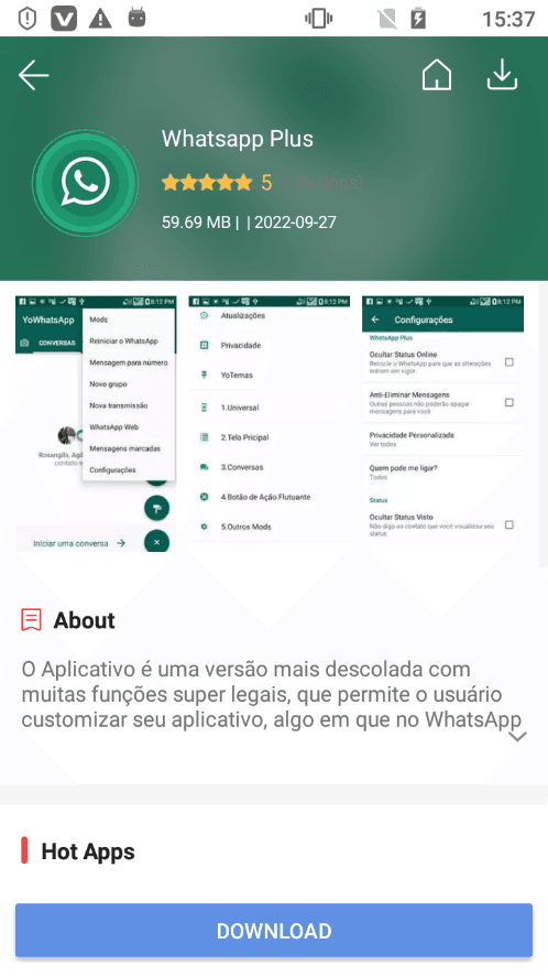 YoWhatsApp, unofficial WhatsApp Android app spreads the Triada Trojan