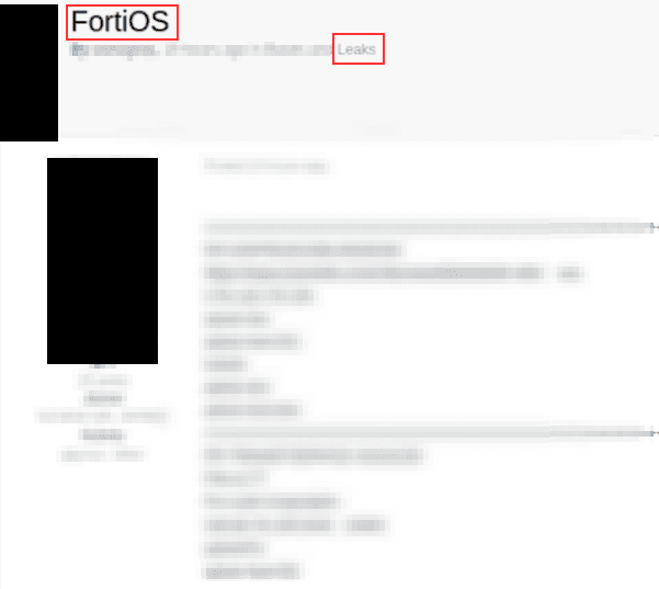 Threat actors are offering access to corporate networks via unauthorized Fortinet VPN access
