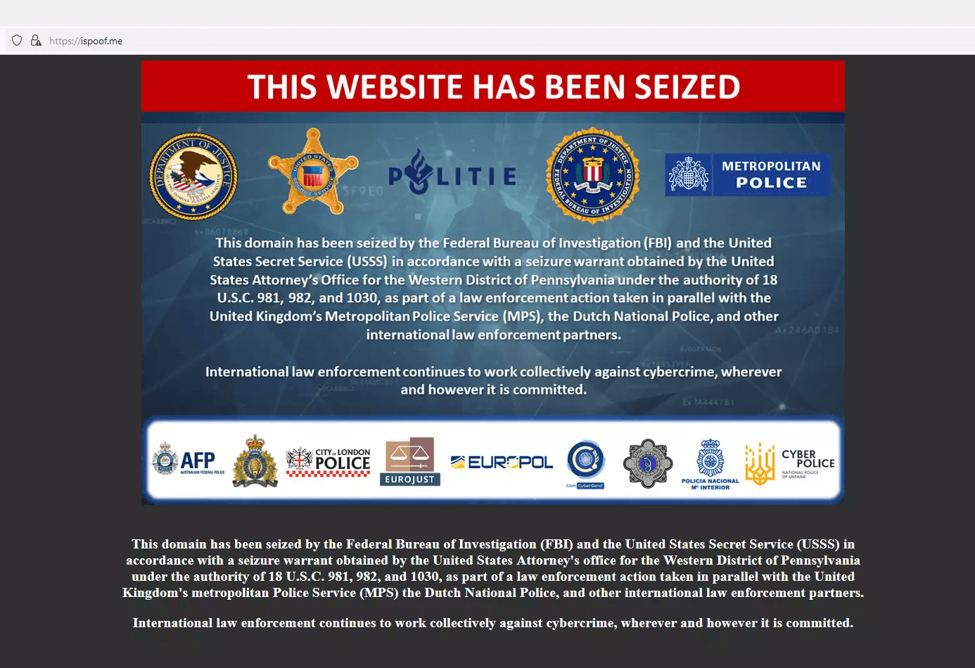 ispoof spoofing service