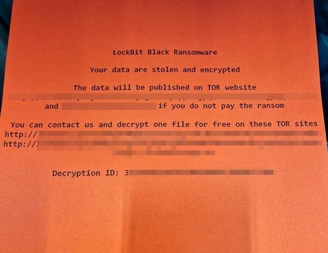 LockBit ransomware operation behind the Royal Mail cyberattack