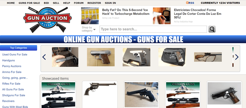 GunAuction site was hacked and data of 565k accounts were exposed