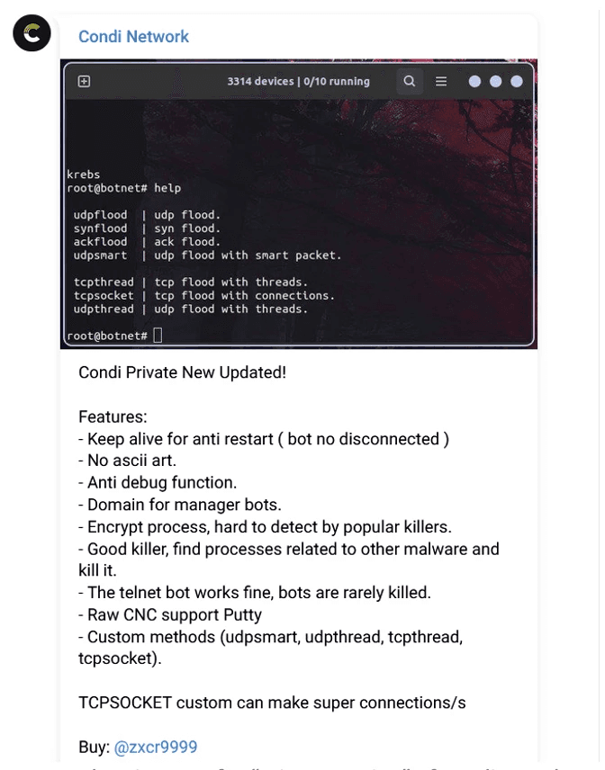 Condi malware