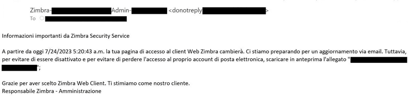 Massive phishing campaign targets users of the Zimbra Collaboration email server
