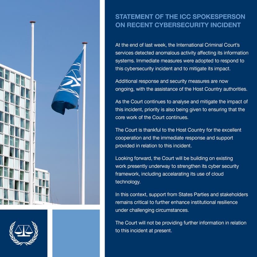 The attack on the International Criminal Court was targeted and sophisticated