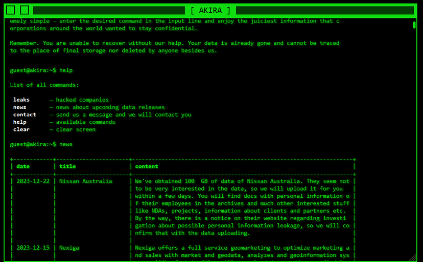 Akira ransomware received $42M in ransom payments from over 250 victims